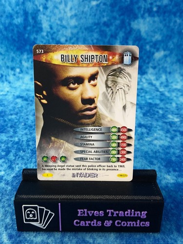 Tarjeta coleccionable Doctor Who Battles in Time 3: Invader única CCG de Topps 2007 - Imagen 359 de 402