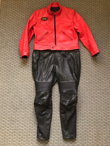 DOBBS Leathers Of England Vintage Motorcycle Leathers / Cafe Racer Leather Suit - Bild 3 von 15