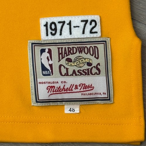 WILT CHAMBERLAIN Los Angeles Lakers Mitchell & Ness Authentic Jersey 48 HWC NBA - Picture 6 of 9