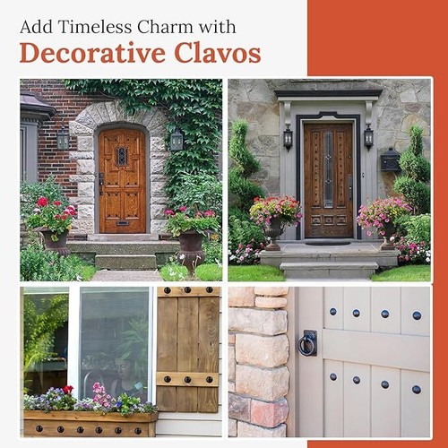 10 Pack 2" Iron Clavos Decorative Rustic Nail Tack For Furniture Hand Crafted - Picture 11 of 42