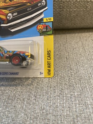 Hot Wheels 68 Copo Camaro Super Treasure Hunt | eBay