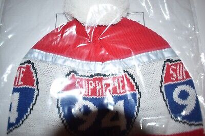 Supreme Interstate I-94 Reflective Beanie, RED, O/S, FW22, New In Bag,  DEADSTOCK