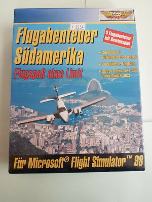 Flugabenteuer Südamerika für MicroSoft Flightsimulator 98  PC NEU