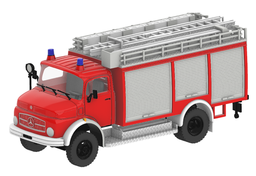 Mickon 10500 - MB LAF 1113 SW 2000 Tr Bund Feuerwehr - BAUSATZ - 1:87 H0 - Picture 3 of 5
