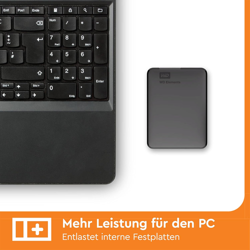 WD Elements Portable Externe Festplatte 2 TB (Mobiler Speicher, USB 3.0-Schnitts - Bild 7 von 12