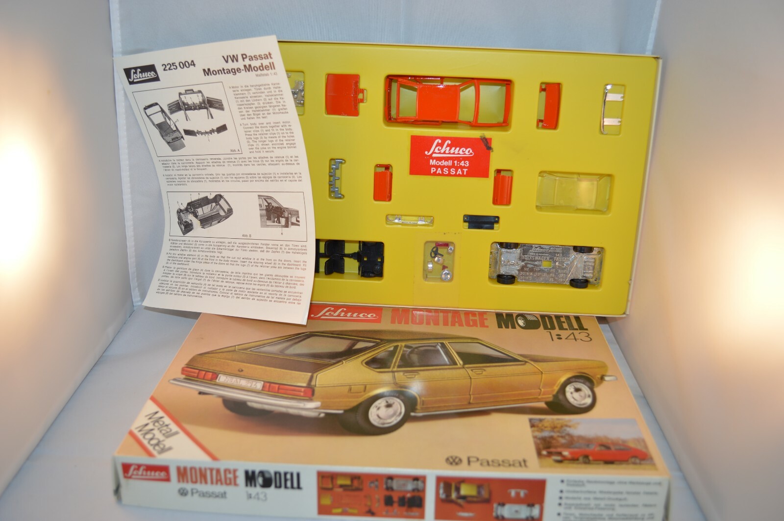 Schuco 255 004 Passat montage model 1 43 mint in original box OVP SELTEN 2e Schuco 255 004 Passat montage model 1 43 mint in original box OVP SELTEN 2e