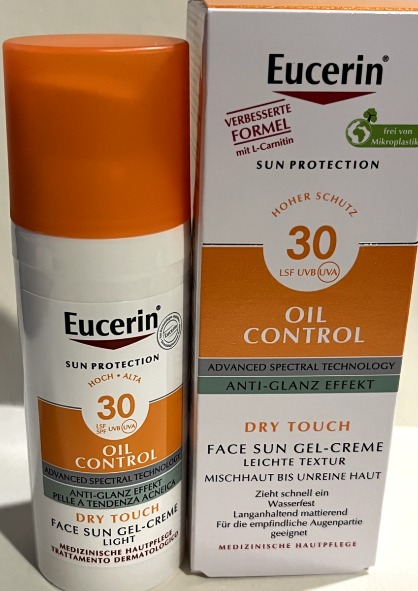 EUCERIN SUN OIL CONTROL DRY TOUCH SPF30 Face Sun GEL CREAM EUCERIN SUN OIL CONTROL DRY TOUCH SPF30 Face Sun GEL CREAM