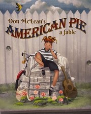 DON MCLEAN Signed Autograph Book Cover "American Pie a Fable" JSA COA DON MCLEAN Signed Autograph Book Cover "American Pie a Fable" JSA COA