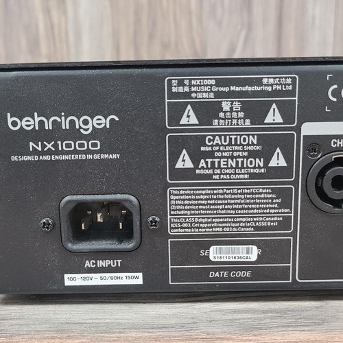 BEHRINGER NX1000 (PSL028934) - Picture 6 of 10