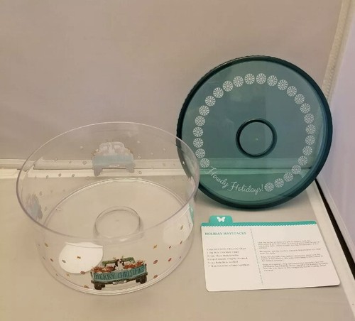 Pionierin Frau Weihnachten Keksdose LKW Charlie Howdy Rund Leckerli Neu - Bild 10 von 10