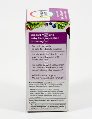 Rainbow Light high potency PRENATAL ONE Daily Multivitamin 60 tablets 02/2026 - Picture 3 of 3