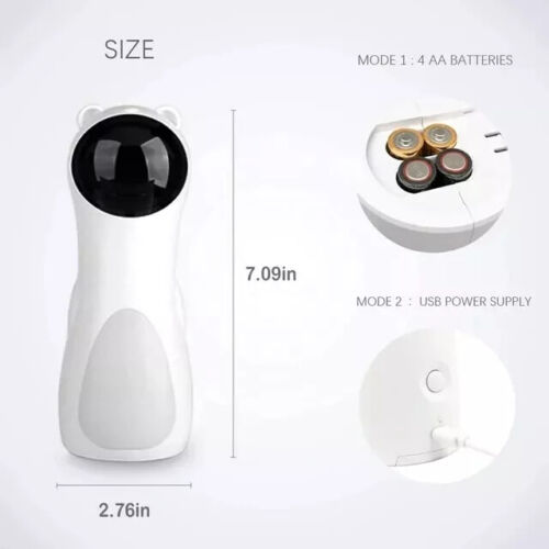 Juguete automático para gatos juguete láser para gatos juguetes interactivos automáticos para gatos de interior EE. UU. - Imagen 6 de 11