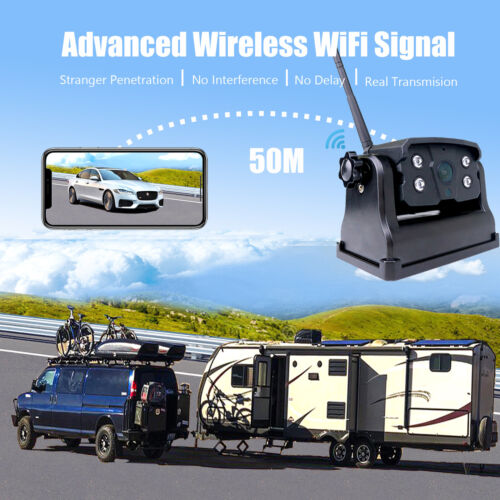 Wireless 1080P Magnetic Backup Camera for Truck Trailer Caravan Camper RVs - Picture 7 of 13