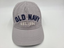 Youth Old Navy Est 1994 Stretch Hat Cap Baseball Child Kid Boy Girl Gray Blue