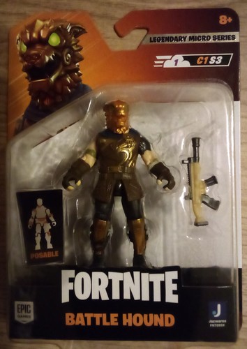 Fortnite Battle Hound Action Figure 2.5" Legendary Micro Series New - Picture 1 of 2