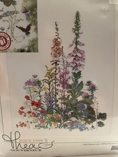 Thea Gouverneur Cross Stitch Kit #554A American Wild Flowers Grandmacore