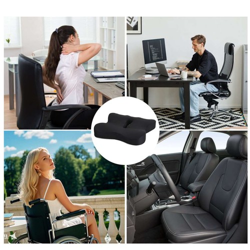 Memory Foam Seat Cushion Office Chair Car Seat Pad Coccyx Tailbone Pain Relief - Picture 5 of 14