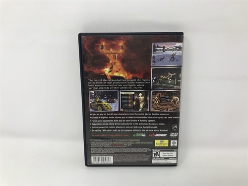 Artwork ONLY ! - Mortal Kombat Armageddon - Sony Playstation 2 - NO BOX NO GAME - Picture 2 of 3
