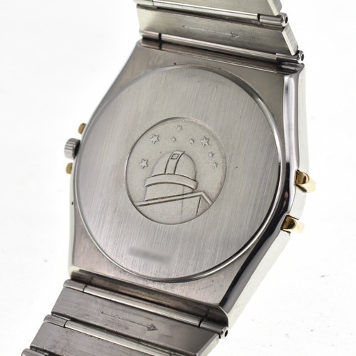 OMEGA Constellation YG Flat Bezel gold Dial Quartz Men's Watch D#139216 - Picture 6 of 8
