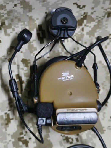 Comtac-III XPI VI Versión Casco Auriculares Tácticos Pastilla Reducción de Ruido Réplica - Imagen 4 de 7