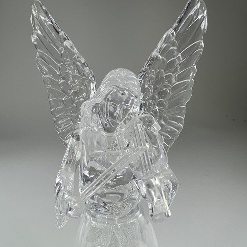 Cracker Barrel Acrylic LED Musical Angel with Violin #578216 - Picture 4 of 10