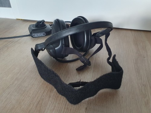 RACAL ACOUSTICS Tactical Headset mit Mikrofon Kopfhörer US ARMY NATO BW H-387/VR - Picture 12 of 18