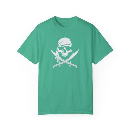 Piraten Totenkopf Grafik T-Shirt, Unisex Tee, Freizeitkleidung, Geschenk für Matrosen, - Bild 14 von 33