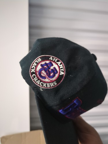 Vintage Atlanta Black Crackers Hat Cap Acrylic Wool Negro League Baseball A38 - Picture 3 of 8