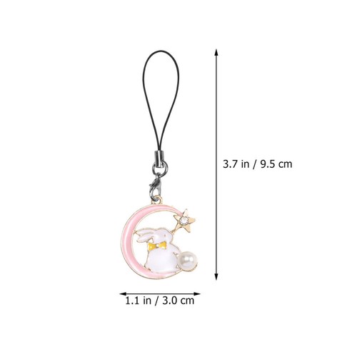 5 Pieces Alloy Pendant Keychain Lovers Student Phone Charm Strap Cellphone - 第 8/12 張圖片