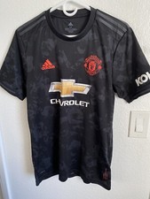 Manchester United Adidas Black Away Jersey Size M