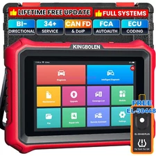 2025!KINGBOLEN K8 Elite Bidirectional Full System Diagnostic Scanner E.CU Coding