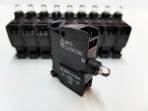 LOTE 10 piezas. Eaton Moeller M22-CLEDC230-R Elemento LED Rojo 65-264V AC 50/60Hz - Imagen 2 de 4