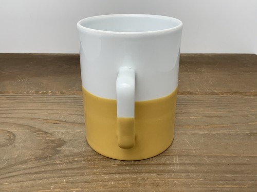 Saikai Dip Mug Yellow Wh Color Separation Glaze - Essence Korutaro Abe Excellent - Picture 16 of 20