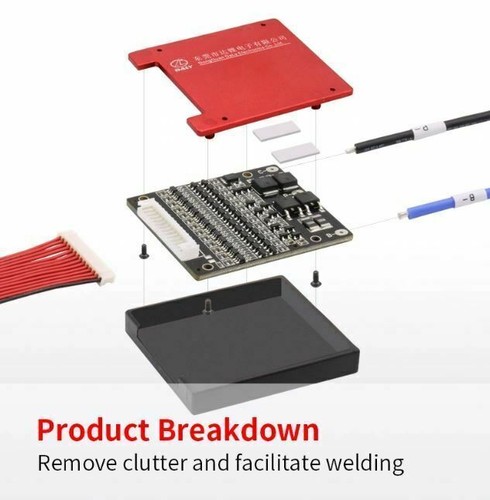 Li-ion BMS PCB 7S 24V 40A Daly Balanced Waterproof Battery Management System UK - Picture 5 of 12