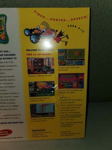 Project USA Geography Maps Games Graphs 8-13 PC Game Rare Vintage New Sealed - Bild 4 von 7