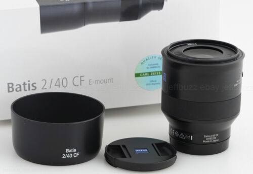 Zeiss Batis 2/40 CF 40mm f/2 lens for Sony E-mount 4047865800686 | eBay