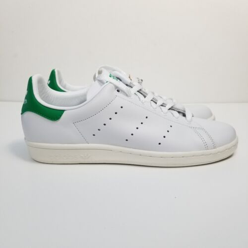 Adidas Größe 8 Herren Stan Smith 80s Cloud White Green 2023 Schuhe IF0202