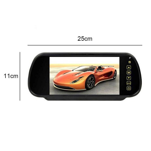 ESSGOO 7 Zoll LCD TFT Rückspiegel Monitor Für Rückfahrkamera Autokamera Auto LKW - Bild 6 von 12