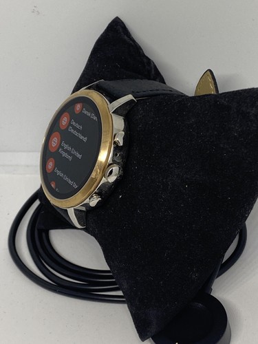 Fossil Gen 4 Authentic Digital Dial Smart Watch Custom Band FTW6016 AB159 - Picture 4 of 10