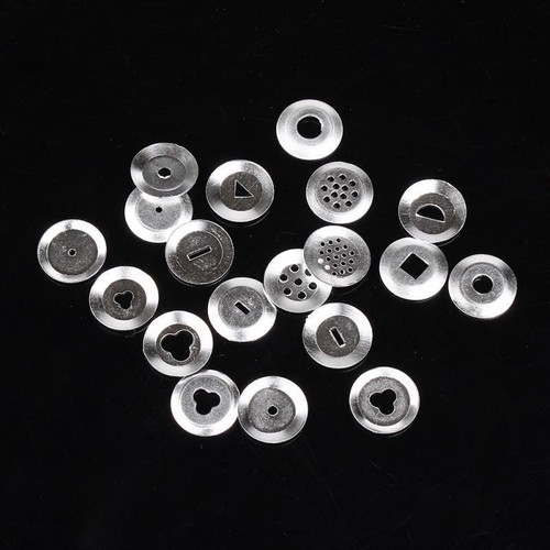 Grüner Ton Extruder Polymer Handwerk Pistole Kuchen Zuckerkunst Kit Werkzeug mit 19 Scheiben - Bild 3 von 4