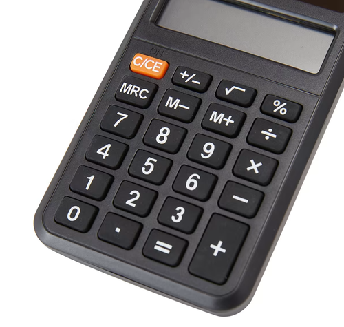 Electronic Pocket Calculator Mini Desk 8 digits Solar Battery School Shop Work - Picture 4 of 4