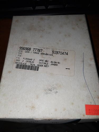 Wera torque screwdriver CDI-WERAMETER #7451/2 - 第 1/6 張圖片
