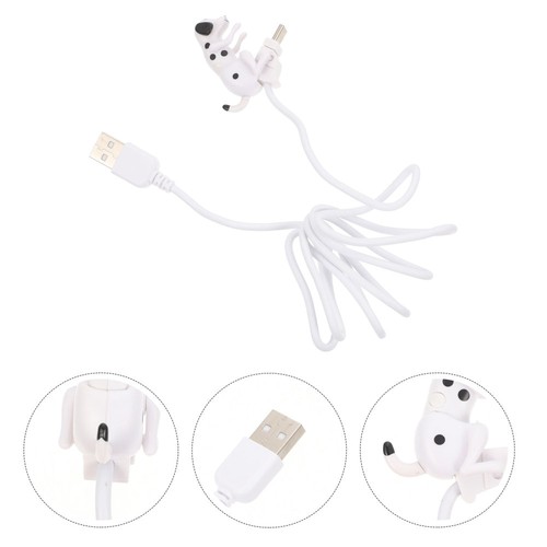 Creative Puppy Charging Cable Funny Dog Phone Charger Adapter Line Type - Picture 4 of 12