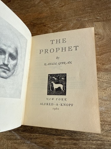 The Prophet - Kahlil Gibran - 1960 Printing, original 1923 - Hardcover - Bild 6 von 11
