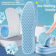 Breathable Mesh Shoe Insoles for Men Women Summer Cooling Comfort Cushioned Supp