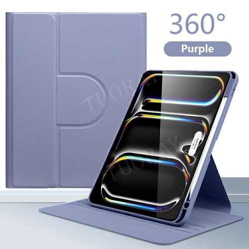 Leather Stand Case Cover For Apple iPad Pro Air 11" 2024 7/8/9/10th Generation - Picture 10 of 38