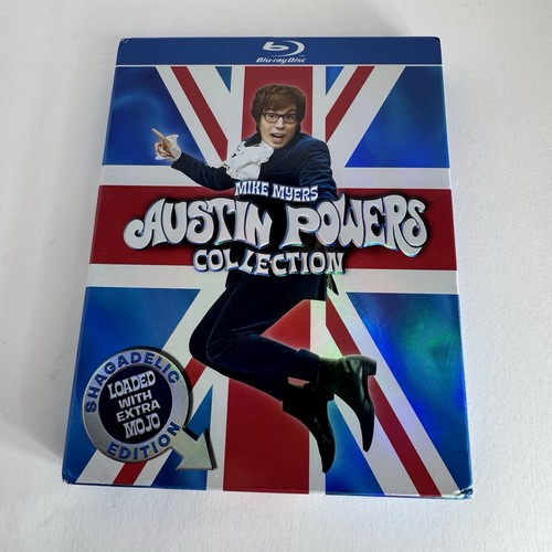 Austin Powers Collection: Shagadelic Edition 3 Film Blu-ray Set Excellent - Picture 2 of 14