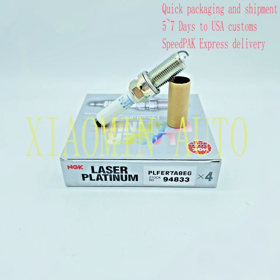 4 bujías NGK Laser Platinum 94833 para AUDI A4 A4 ALLROAD 2017-2020 2,0 T L4 Foto 2 de 4