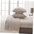  4-Piece Velvet Plush Micro Fleece Queen Queen - 4 Piece Set 01 - Stone Grey