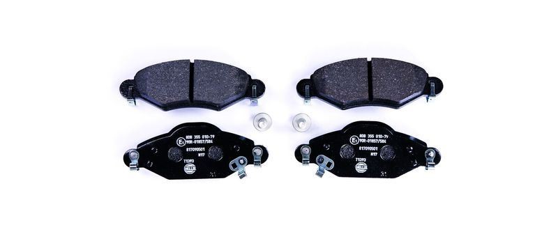 HELLA 8DB 355 010-791 BRAKE PAD SET DISC BRAKE Front